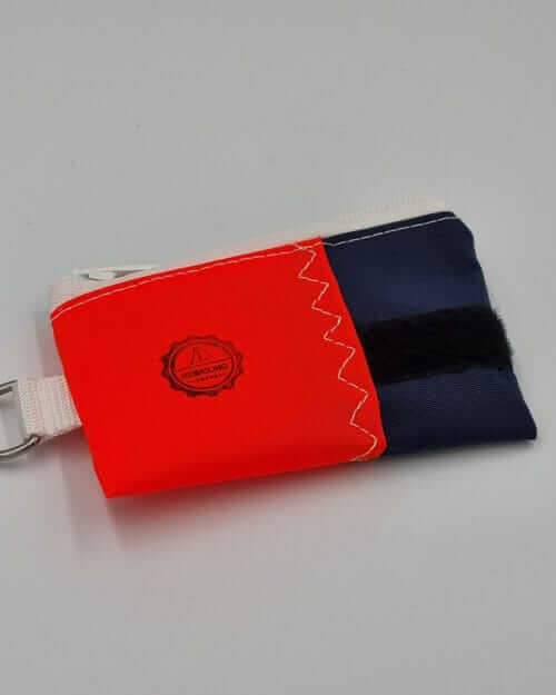 Resailing | Mini-Portemonnaie Lifesaver (orange) - Blau